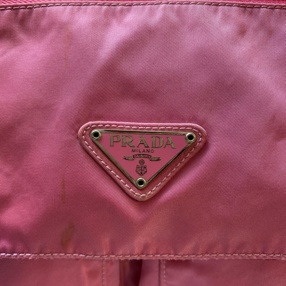 Prada Double pocket Messenger Bag, in Begonia color - Picture 2 of 15